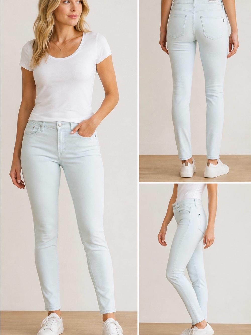 AG Adriano Goldschmied Light Wash Skinny Jeans